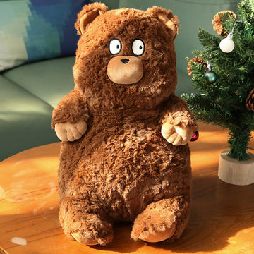 Adorable Bear Stuffed Animal Plush Hugging Pillow